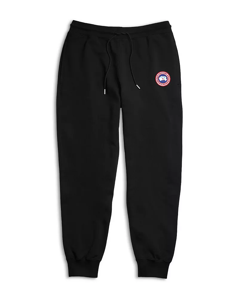 Canada Goose Loon Cotton Drawstring Logo Patch Joggers