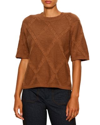 Sanctuary Diamond Stitch Sweater Tee