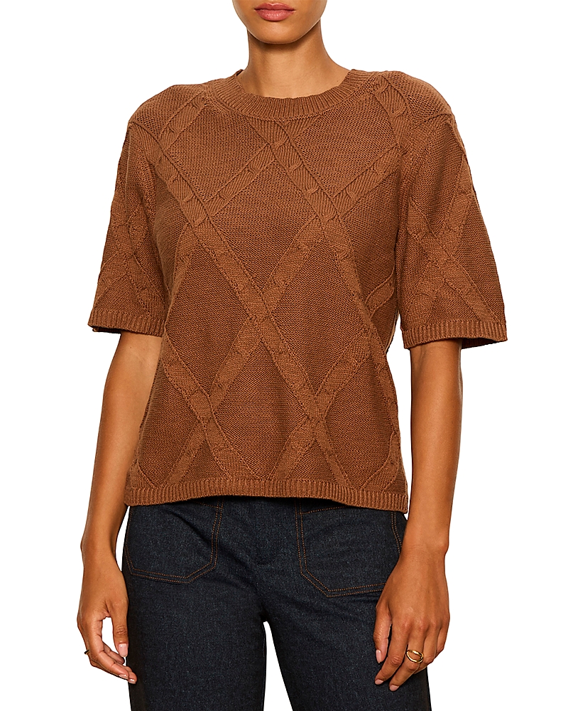 Sanctuary Diamond Stitch Sweater Tee