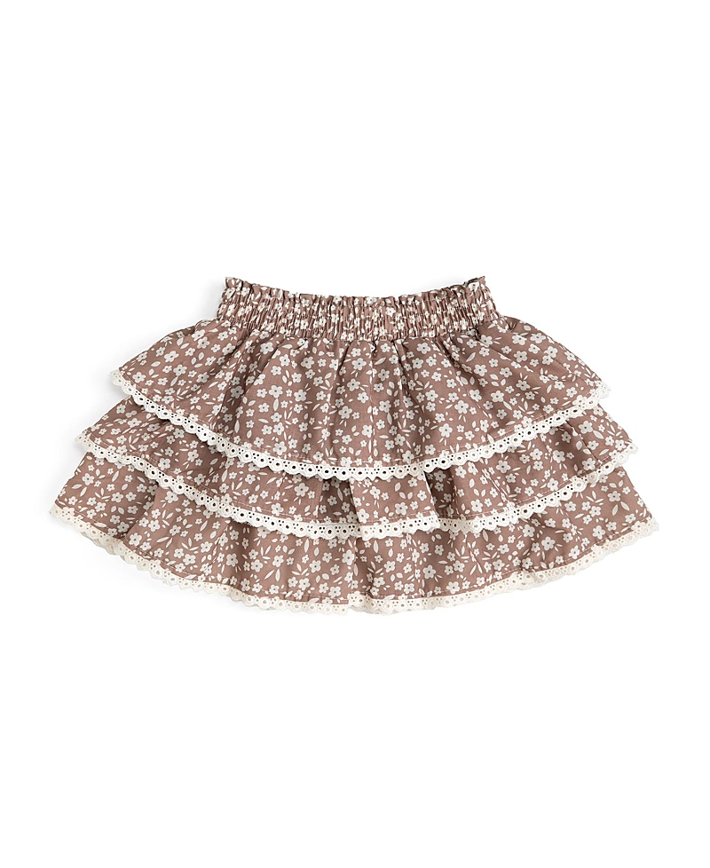 Sweet Wink Girls' Vintage-Like Floral Skort - Baby, Little Kid, Big Kid