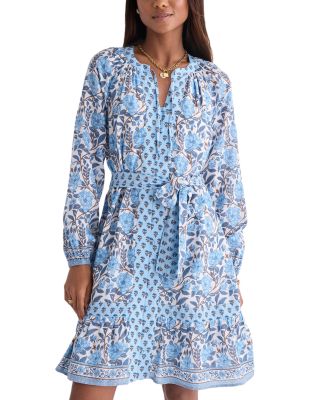 Long Sleeve Belted Dress