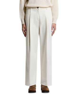 Cotton Stretch Gabardine Palazzo Pants