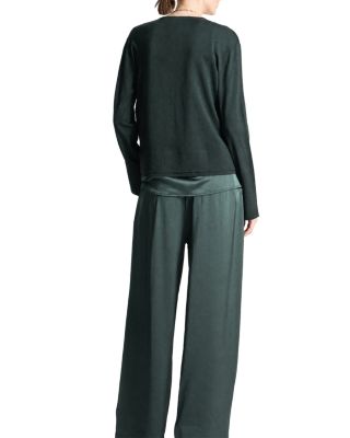 Jade Wool V Neck Sweater