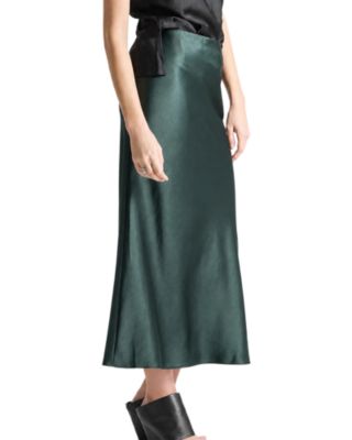 Saint Art Talia Charmeuse Maxi Skirt