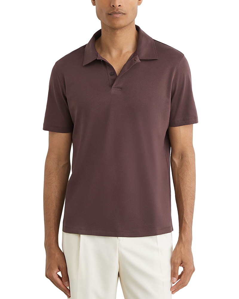 Reiss Earl Airwater Cotton Polo Shirt