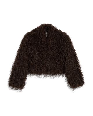 Ginette Mongolian Faux Fur Jacket