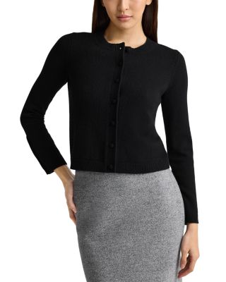 Wool & Cashmere Crewneck Cardigan