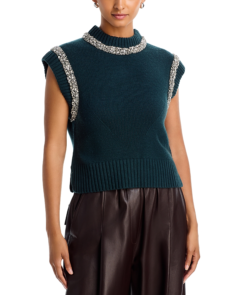 Simkhai Joanae Wool & Cashmere Crewneck Sweater