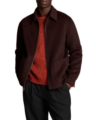 Chocolate Plum Straight Splitable Jacket