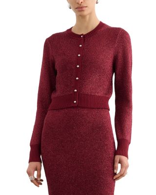 Mollie Sequin Crewneck Cardigan