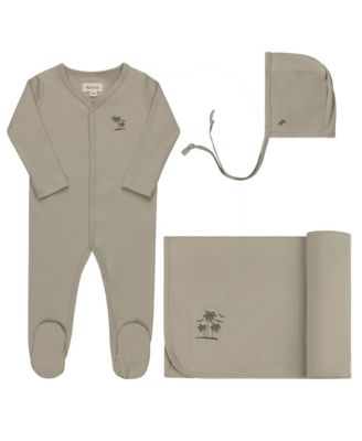  Boys' Embroidered Palm Trees Collection Layette Set - Baby