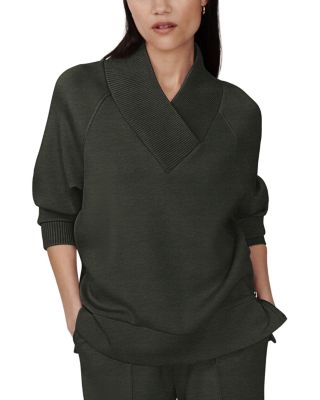 Macie Side Zip Hem Sweatshirt