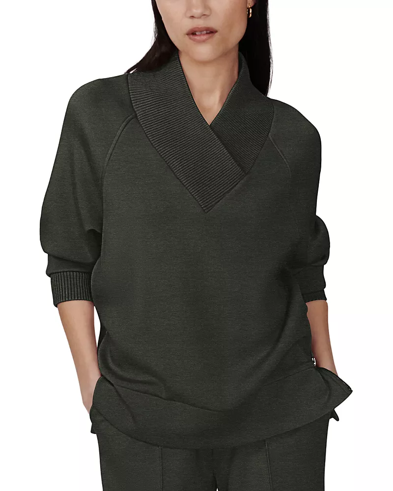 Varley Macie Side Zip Hem Sweatshirt