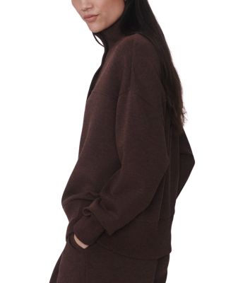Bronya Button Placket Sweatshirt - thumbnail 7