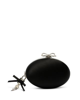 Mini Satin Oval Clutch