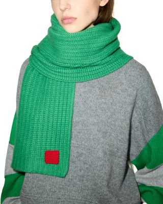 Abaccano Ribbed Wool Scarf