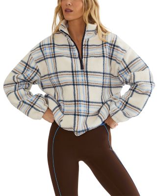 Leona Sherpa Quarter Zip Top - thumbnail 4