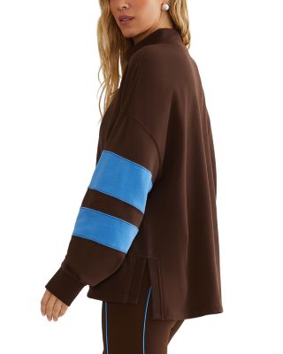 Jaylyn Cotton Mock Neck Sweatshirt - thumbnail 2