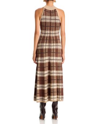 Louisa Heritage Brown Plaid Dress