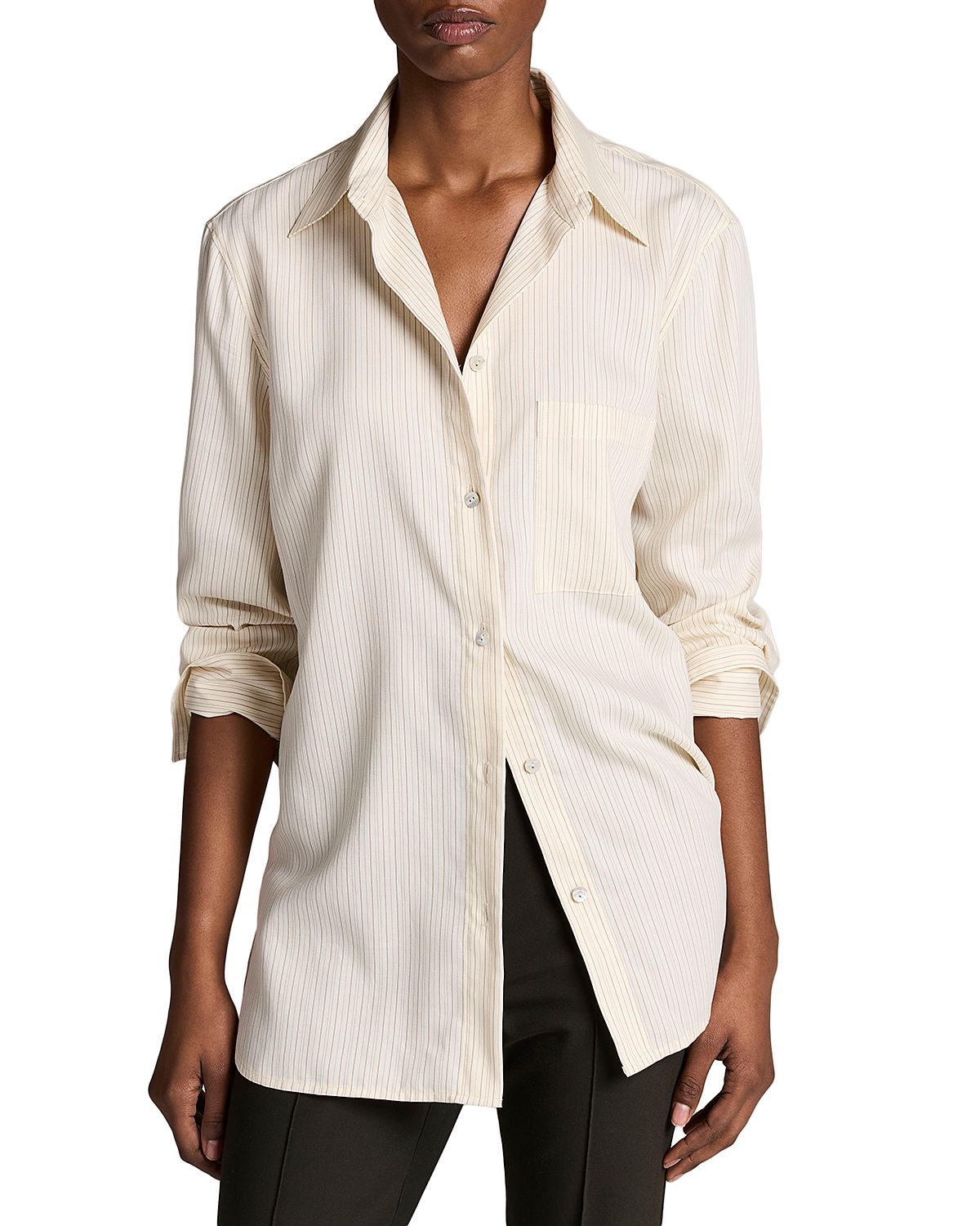 Vince Striped Long Sleeve Shirt