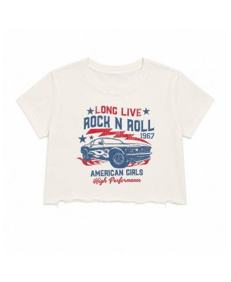 Girls' Long Live Rock n Roll Crop Top - Big Kid