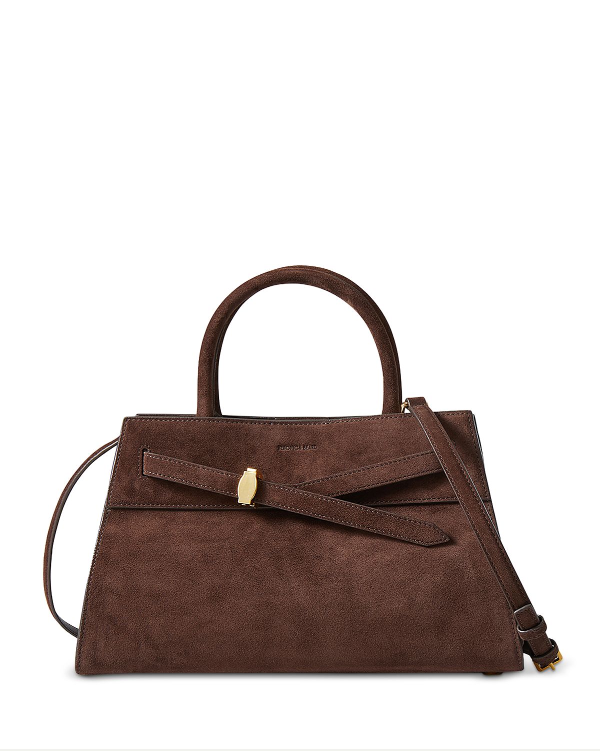 Veronica Beard Suede Top Handle Bag