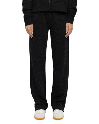 Zadig & Voltaire Chilloh Cotton Leopard Print Pants