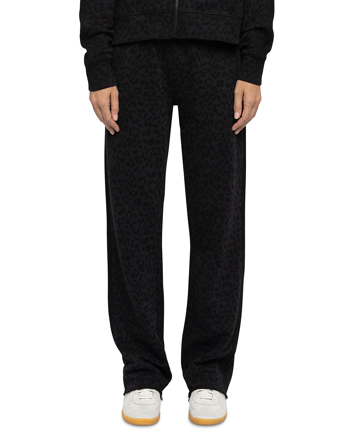 Zadig & Voltaire Chilloh Cotton Leopard Print Pants
