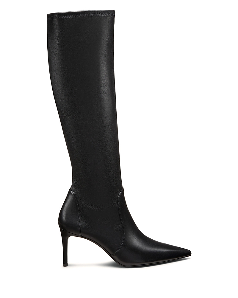 Stuart Weitzman Women's Stuart Power Leather Knee High Boots