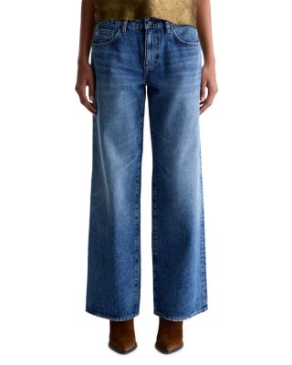 Ag Adria Mid Rise Wide Leg Jeans in Jive
