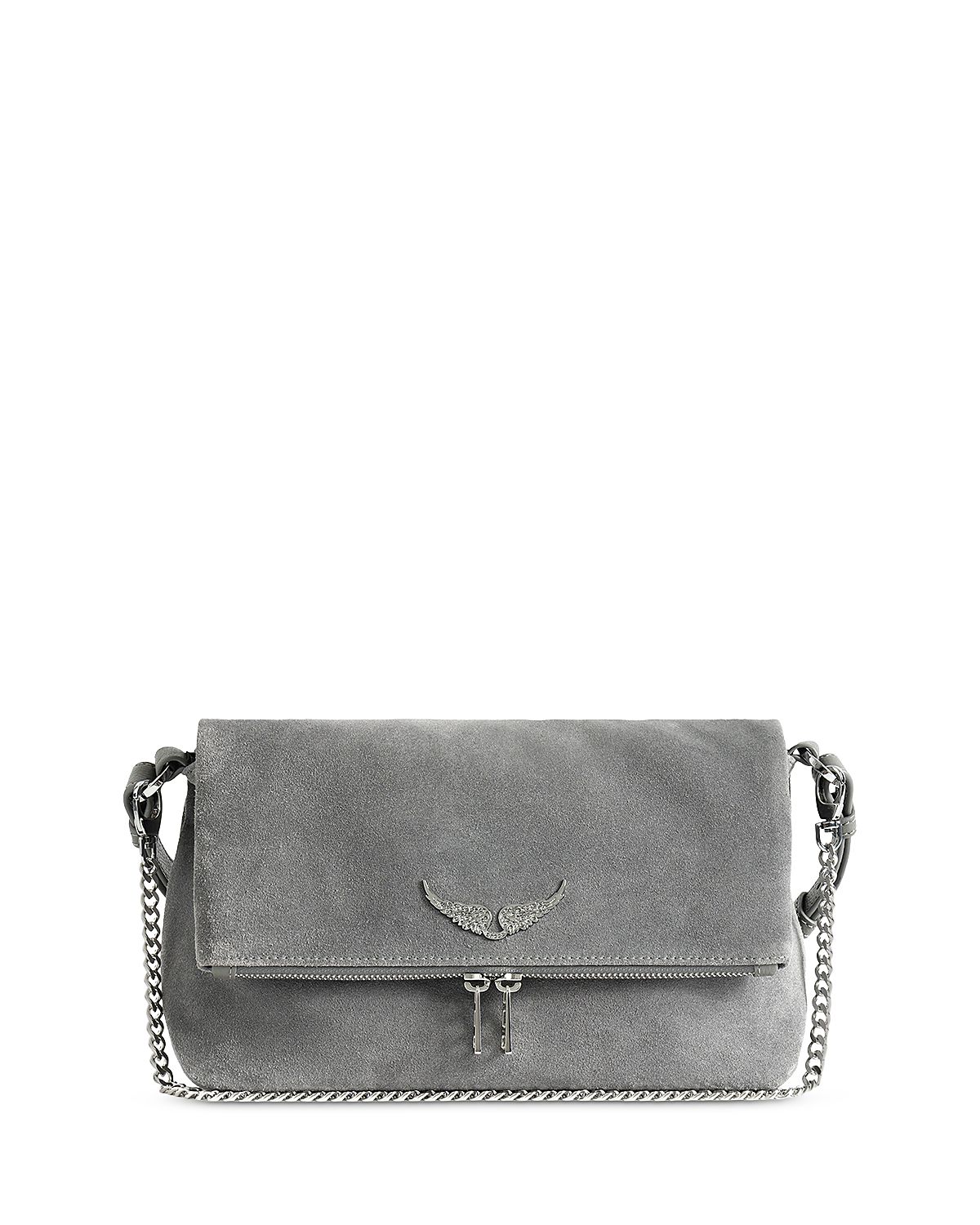 Zadig & Voltaire Rocky Ii Suede Shoulder Bag