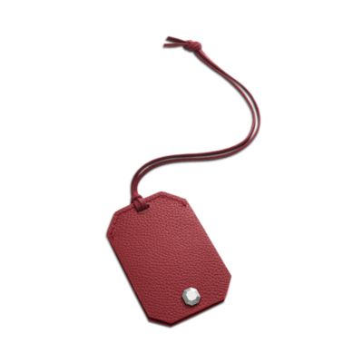 Octogone Leather Bottle Tag