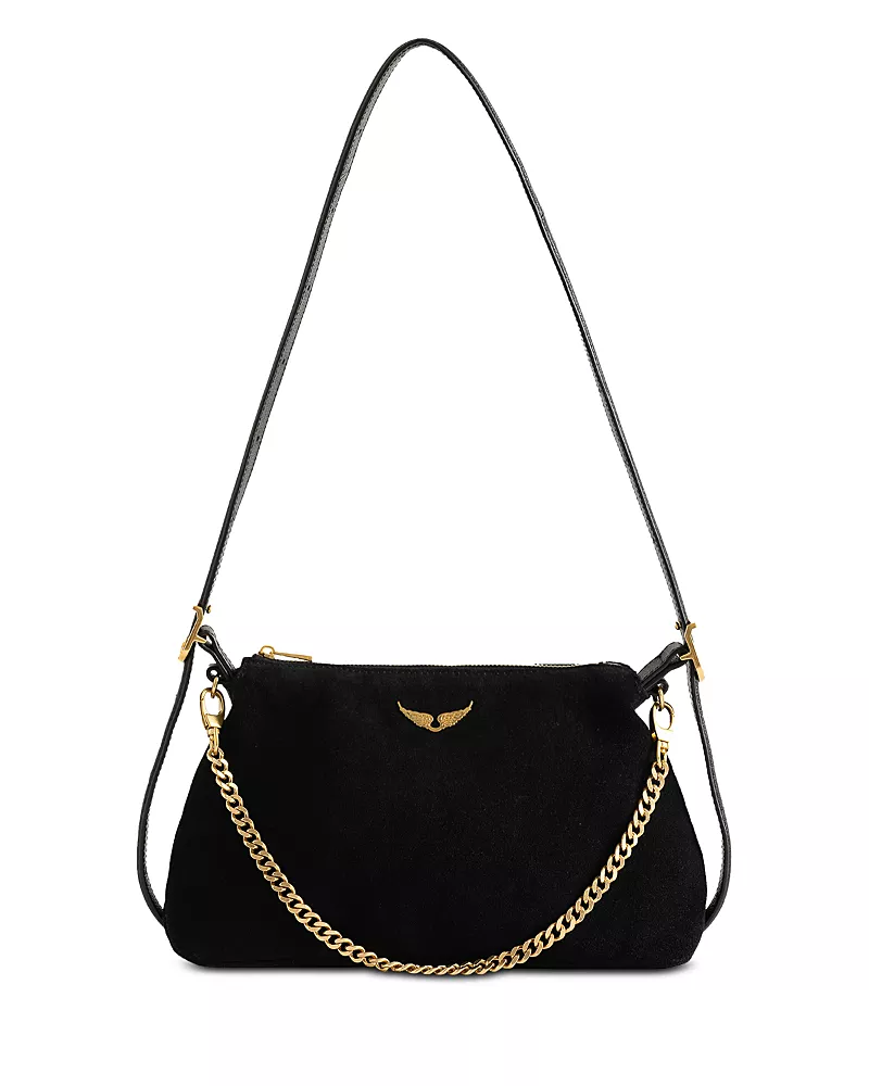 Zadig & Voltaire Jim Mini Suede Shoulder Bag