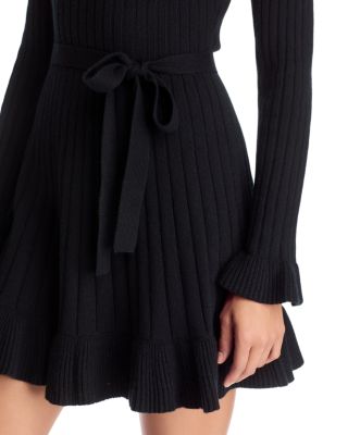 Sandria Ribbed Mock Neck Dress - thumbnail 8