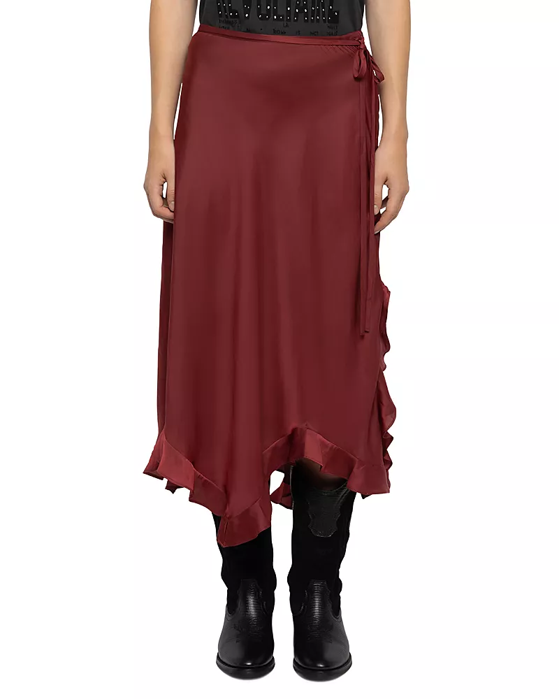 Zadig & Voltaire Jeto Satin Skirt