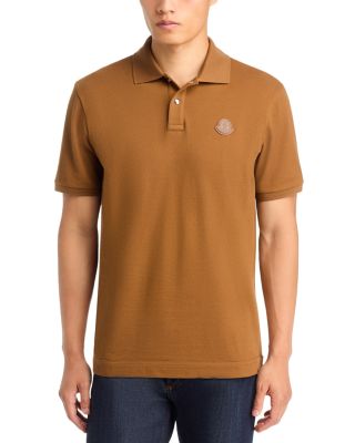 Logo Patch Cotton Piquet Polo Shirt
