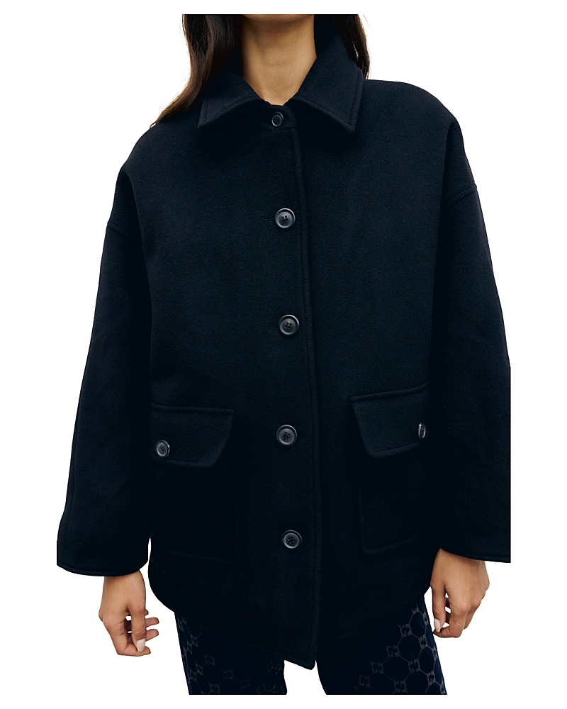 Gerard Darel Alee Wool Blend Coat