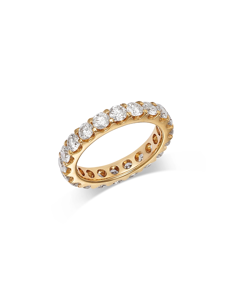 Bloomingdale's Fine Collection Luxe Collection Certified Lab Grown Diamond Eternity Band in 18K Gold, 3.0 tcw · 7
