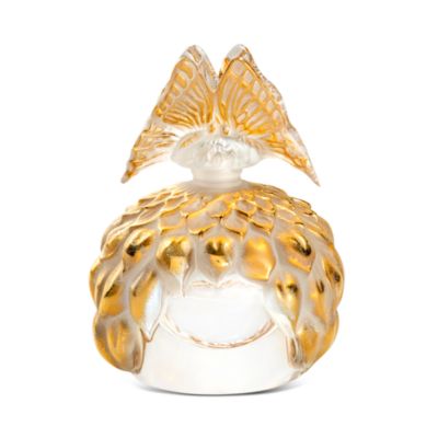 Gold Stamped Butterfly Perfume Bottle