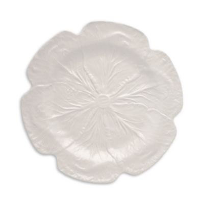 Cabbage Earthenware Beige Charger Plate