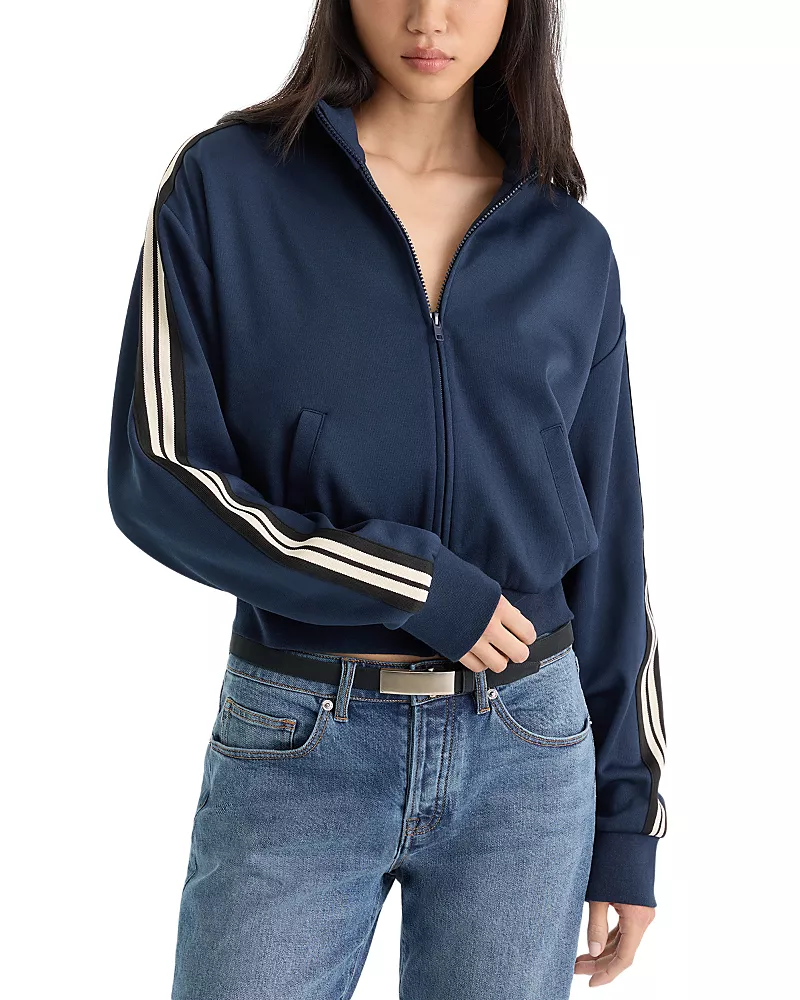 Good American The Track Stripe Jacket