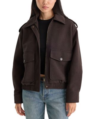 The Better Than Leather Faux Leather Bomber Jacket