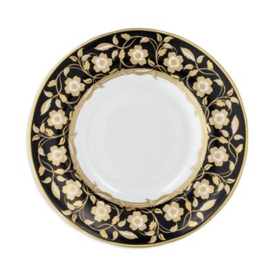 Primrose Black Bread & Butter Plate