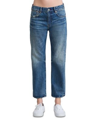 Lindsay High Rise Slim Straight Jeans in Indigo