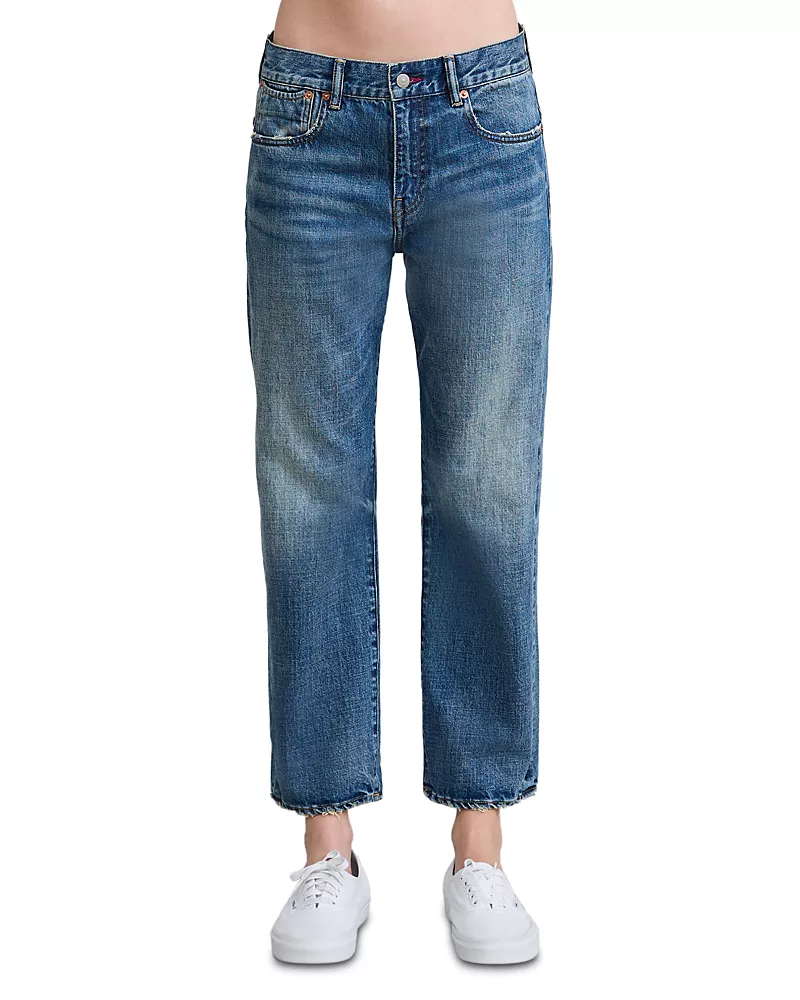 Denimist Lindsay High Rise Slim Straight Jeans in Indigo