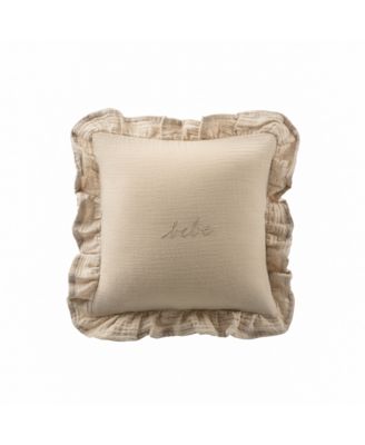  Gauze Bebe Ruffle Accent Sham, Crib