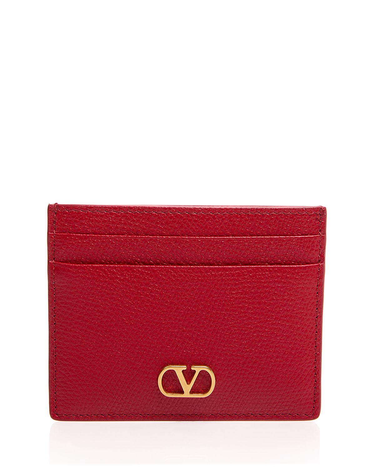 Valentino Garavani VLogo Grained Leather Card Case