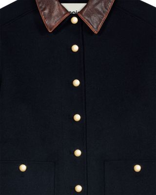 Gedeus Wool Blend Double Faced Car Coat - thumbnail 7