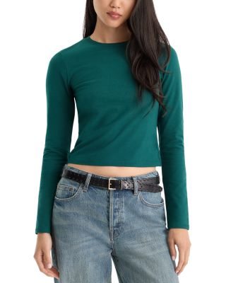 Cotton Stretch Long Sleeve Baby Tee