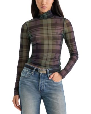The Mesh Turtleneck Top